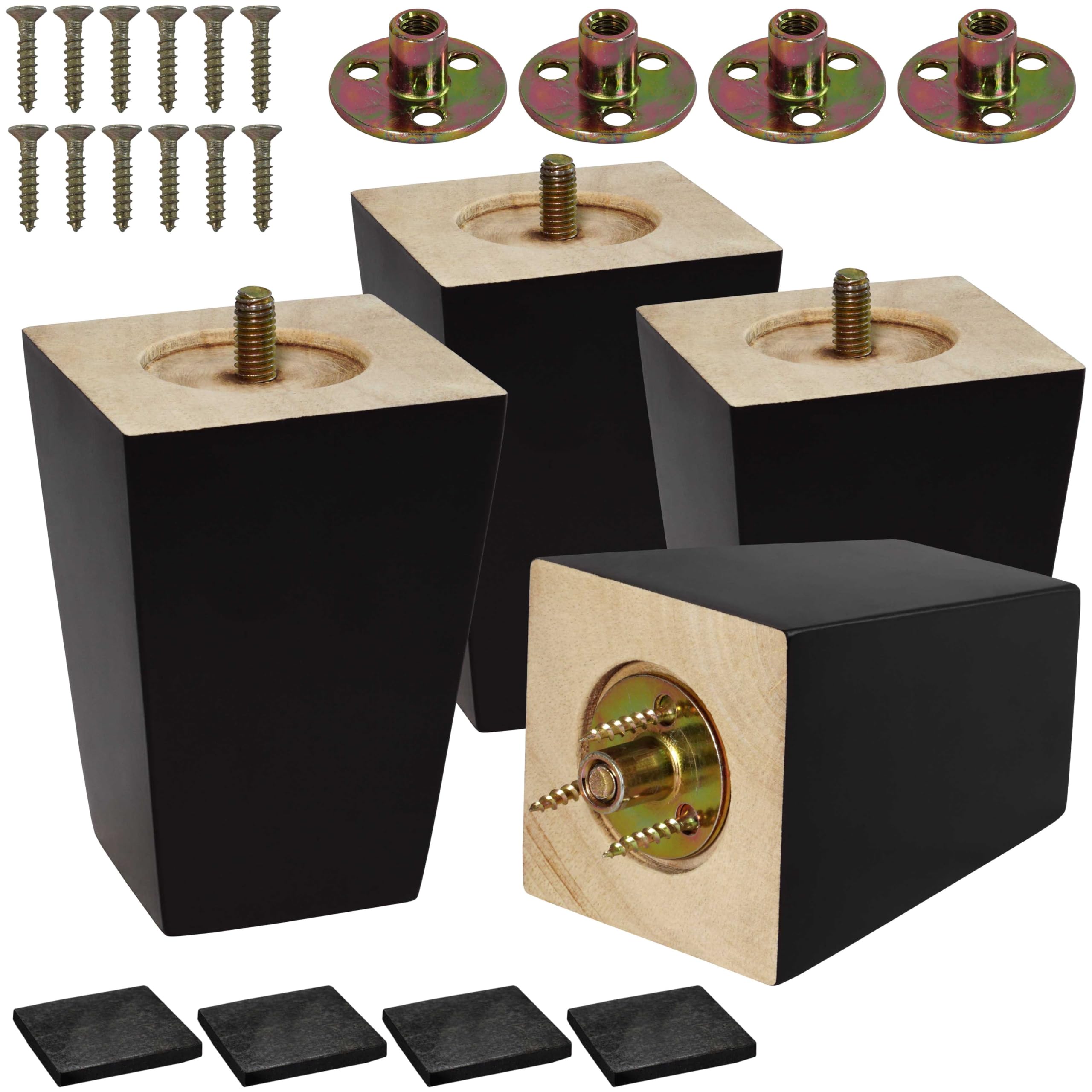 CODIN solid hardwood leg close-up with durable finish and stable support