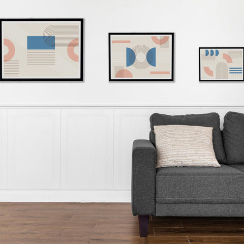 CODIN brown mid-century square sofa leg 6-inch improves clearance under furniture