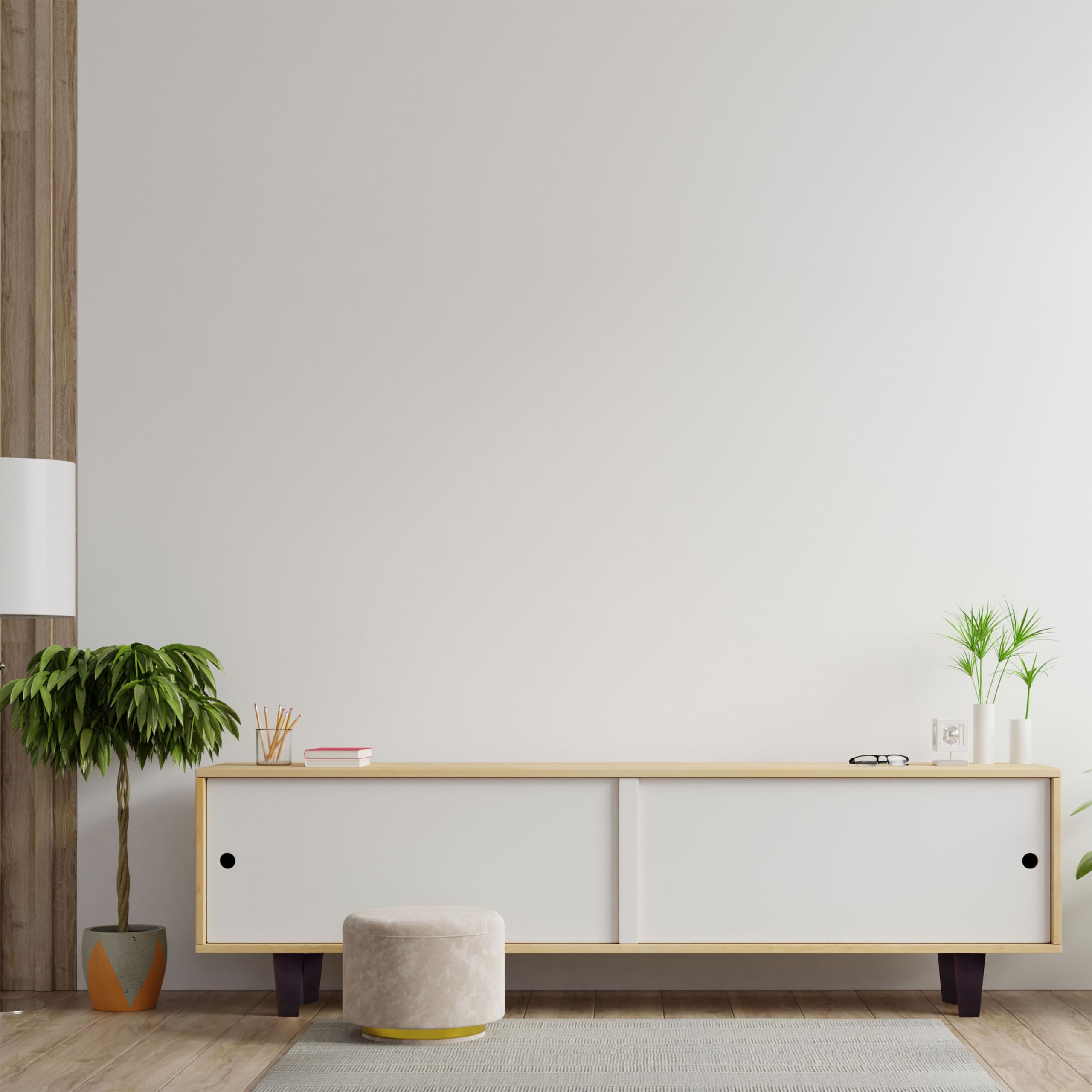 CODIN brown mid-century square sofa leg 8-inch provides extra height and moisture protection
