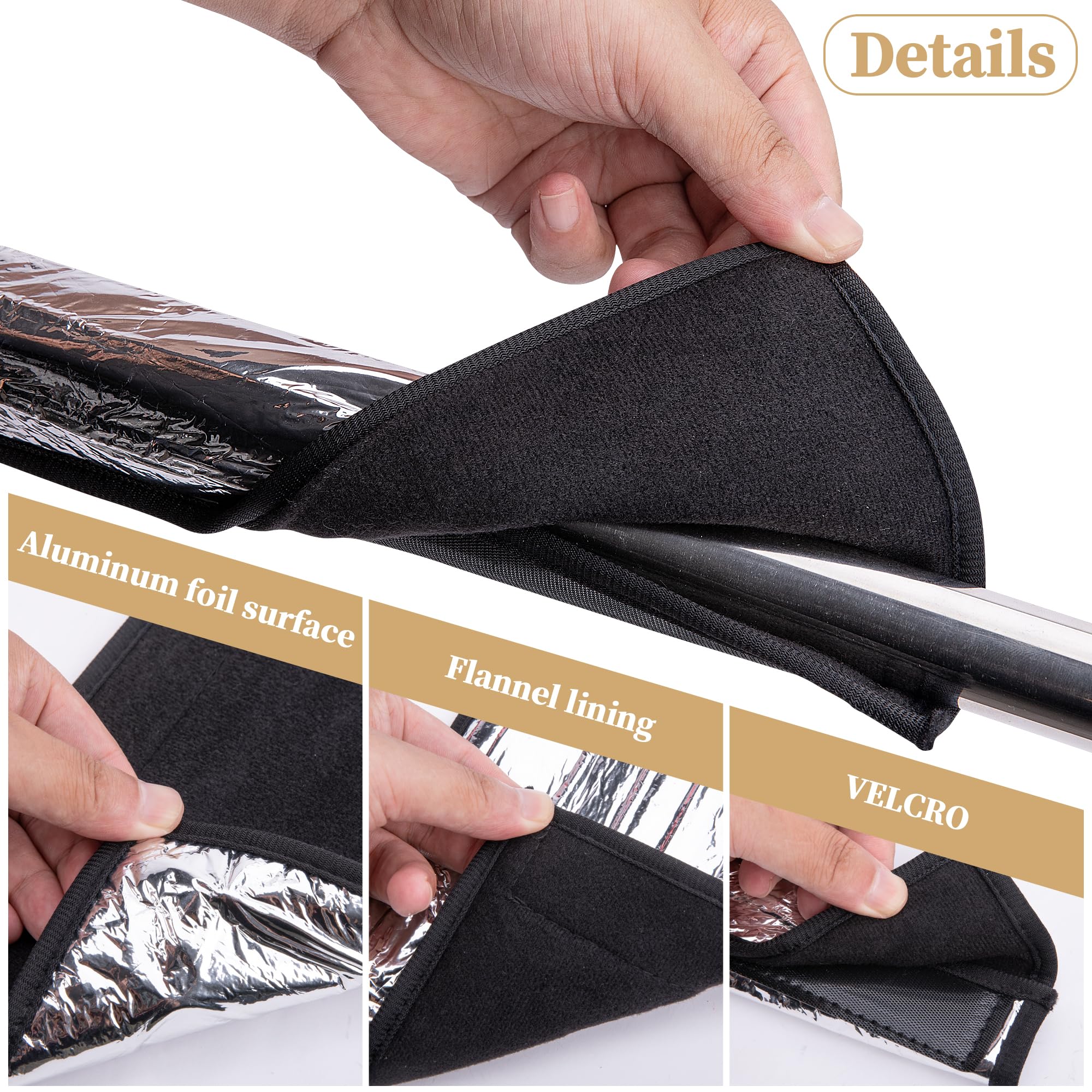 Codree aluminum foil exterior provides durable protection for outdoor pipes.