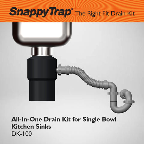 Coflex Snappy Trap DK-100 compact design for under-sink space optimization.