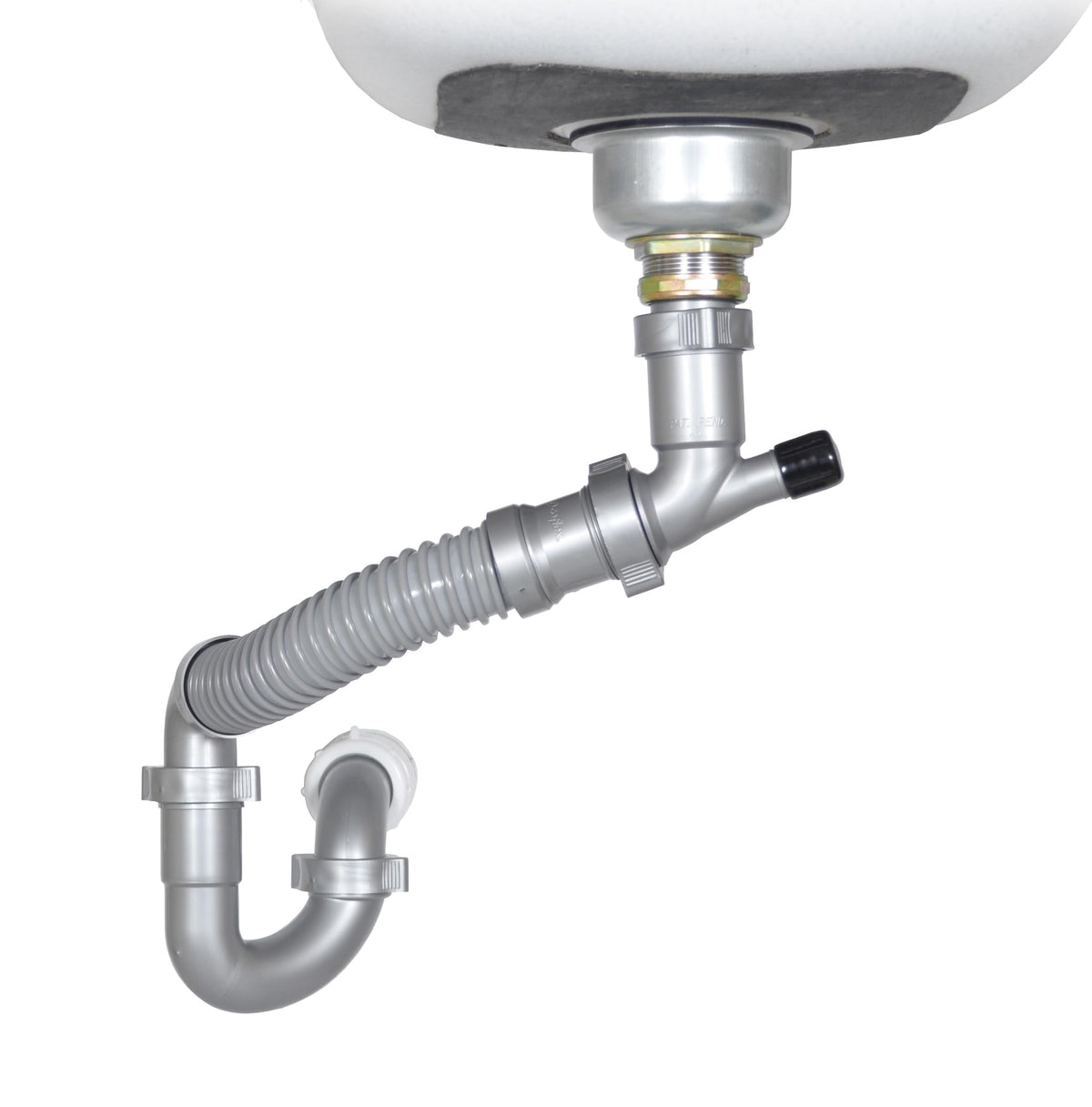 Coflex Snappy Trap DK-100 universal-fit diagram highlighting easy DIY installation.