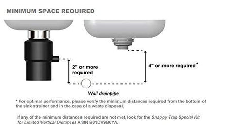 Coflex Snappy Trap DK-110 universal sink-fit ensures compatibility across many brands and kitchens.