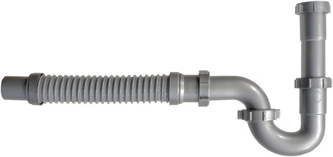 Coflex Snappy Trap overview showing universal P-trap compatibility and tool-free setup.
