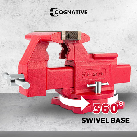 COGNATIVE ductile iron body delivers strong gripping force for demanding materials.