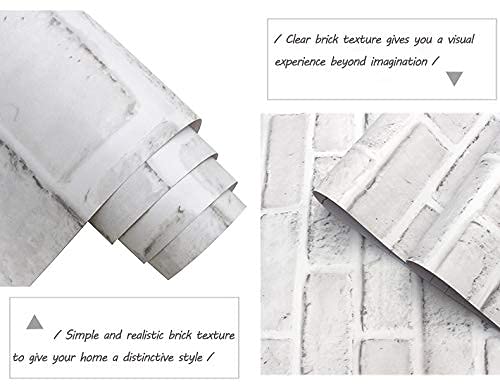 Cohoo Home brick wallpaper bedroom accent adds texture without mess