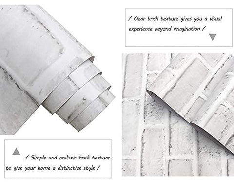 Cohoo Home brick wallpaper bedroom accent adds texture without mess