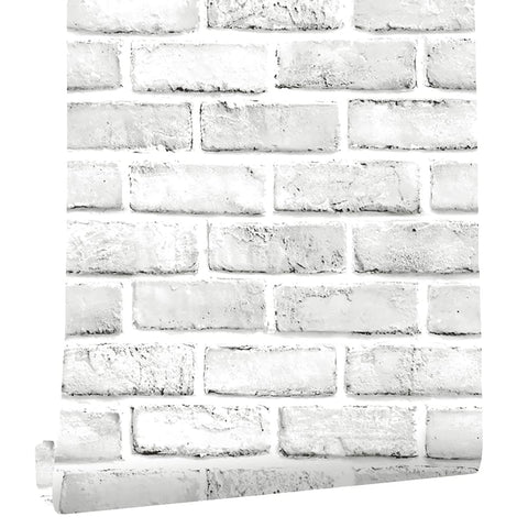 Cohoo Home brick wallpaper living room wall accent creates cozy ambience