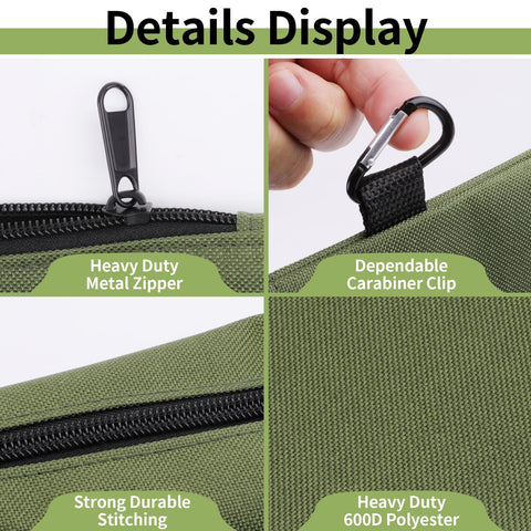 COIDEA Tool Pouch large capacity for pliers and bits