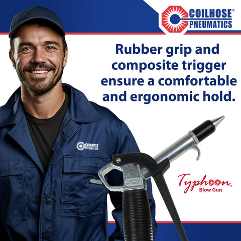Coilhose Typhoon enables efficient heavy-duty cleanup in industrial settings