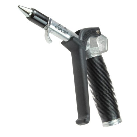 Coilhose Typhoon high-volume blowgun muzzle supports rapid debris clearance
