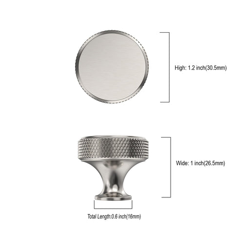 Coinkoly 10-pack knurled knobs ready for a fast cabinet refresh.