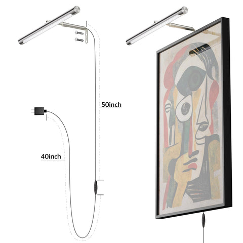 Coinmit gallery frame illumination closeup showing durable metal and even light.