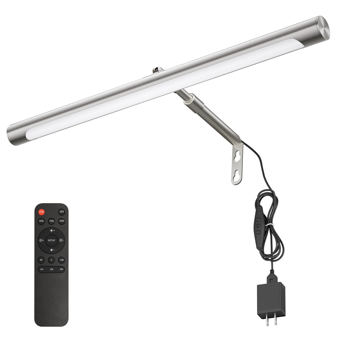 Coinmit picture light tilts and rotates to highlight artwork with precise angles.