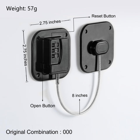 Coipdfty combination lock dial setup demonstrates easy code change