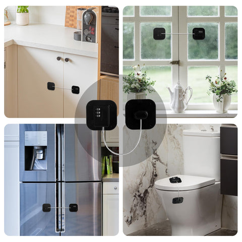 Coipdfty safety application for drawers and shelves showing versatility