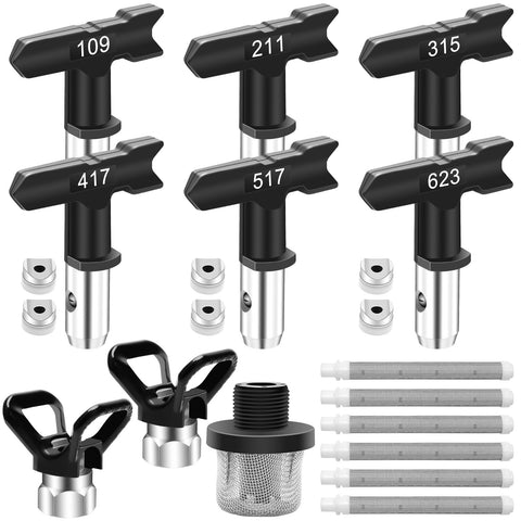 Coitak airless tip 109 for precise spray patterns and smooth coatings.