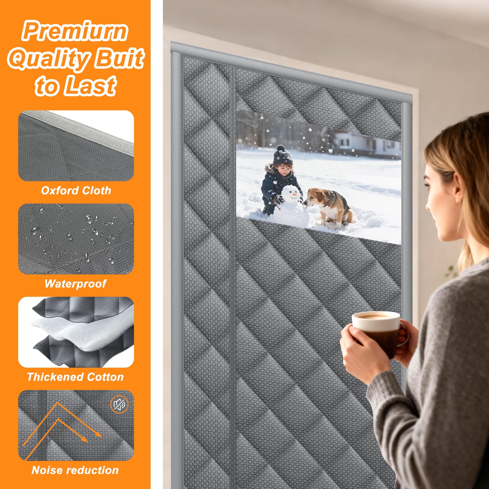 Cojoycs needle-punched cotton fill provides effective insulation and soft barrier.