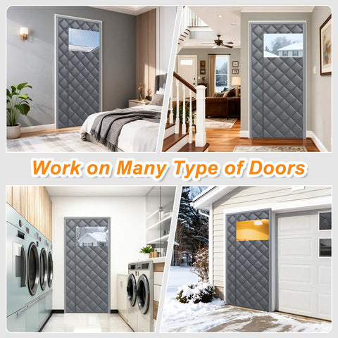 Cojoycs versatile design suits interior and exterior doors for year-round comfort.