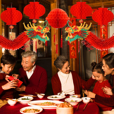 Cokacot 7in red ball ornament for eye-catching year-round or seasonal decor.