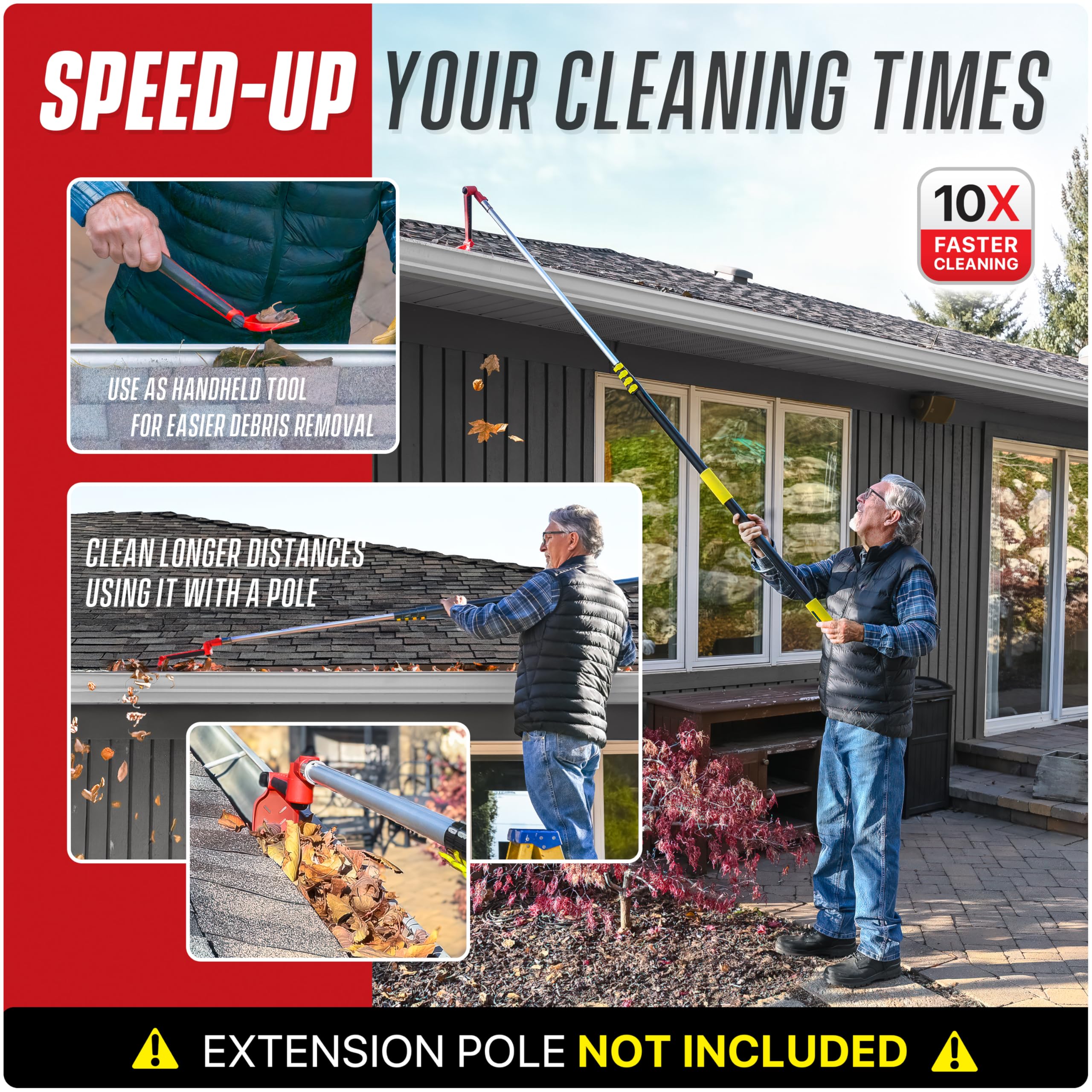 Colbent ground-cleaning setup reduces ladder use and boosts safety.