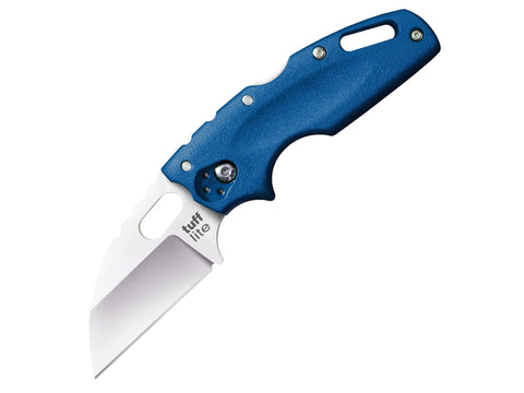 Cold Steel Tuff Lite Plain Blue closed knife, compact EDC design.
