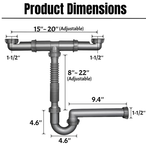 COLDDD wall-outlet with adjustable pipe demonstrating alignment flexibility