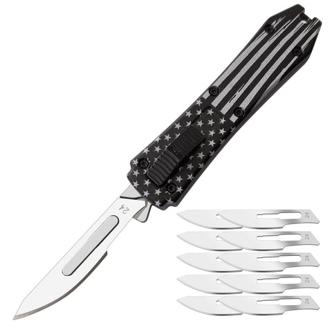 Coldown edc pocket knife folding scalpel with clip for easy daily carry.
