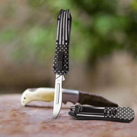 Coldown outdoor camping hiking knife fits in pockets and backpacks.