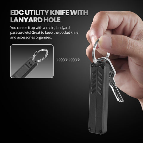 coldown keychain knife featuring a lanyard hole for organized carry
