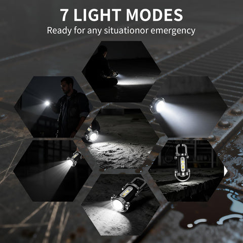 Coliatik keychain flashlight main light mode for bright, reliable daily use.