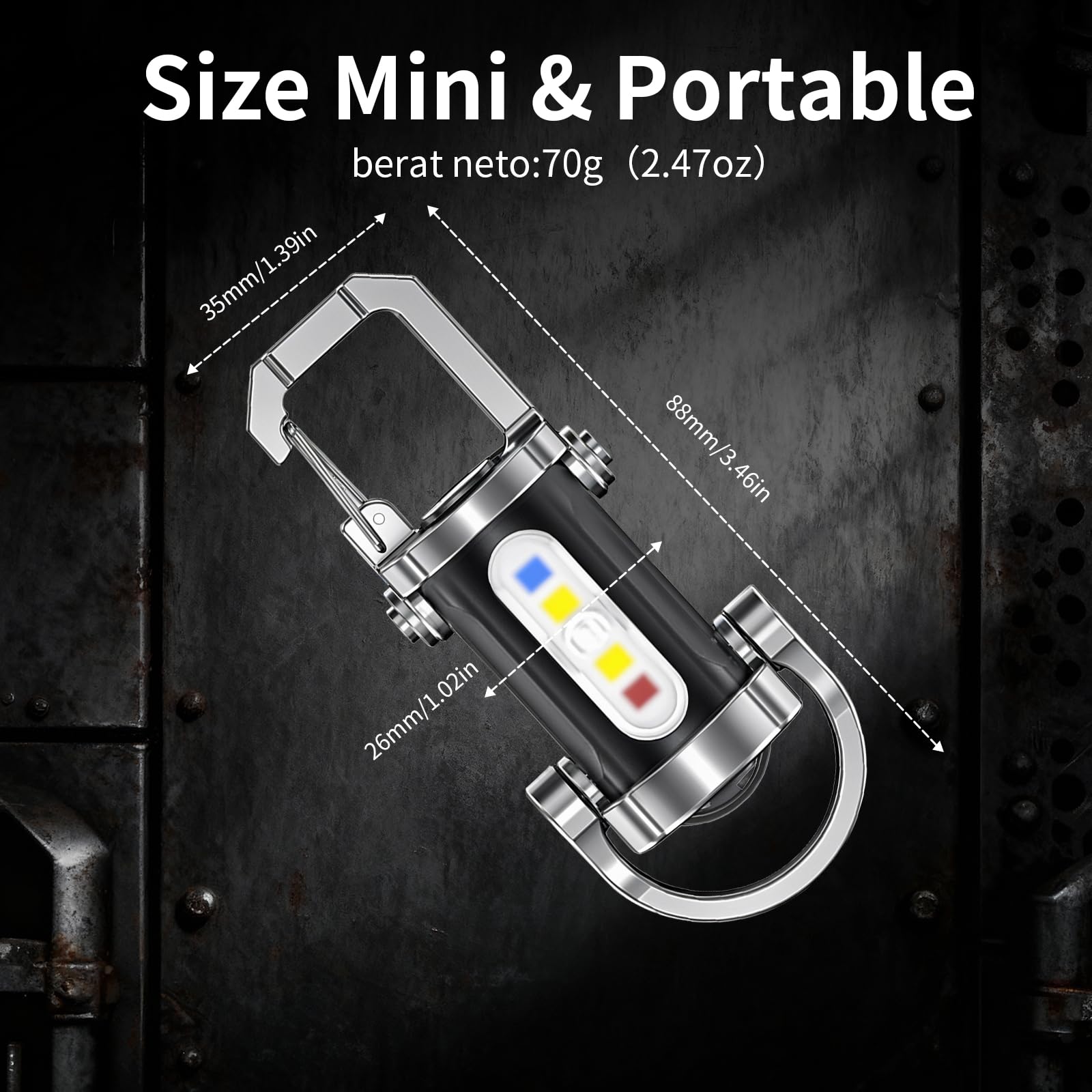 Coliatik built-in power bank lets you charge devices during trips.