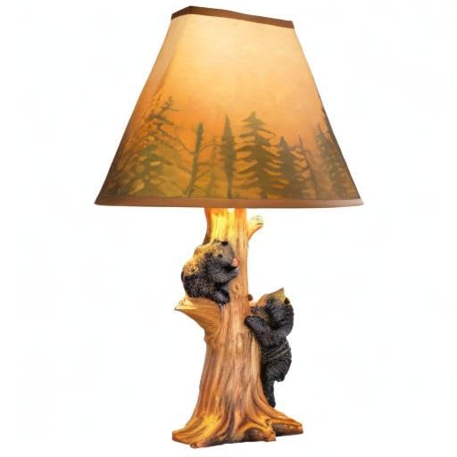 Collections Etc 14-3/4 inch lamp displayed on surface