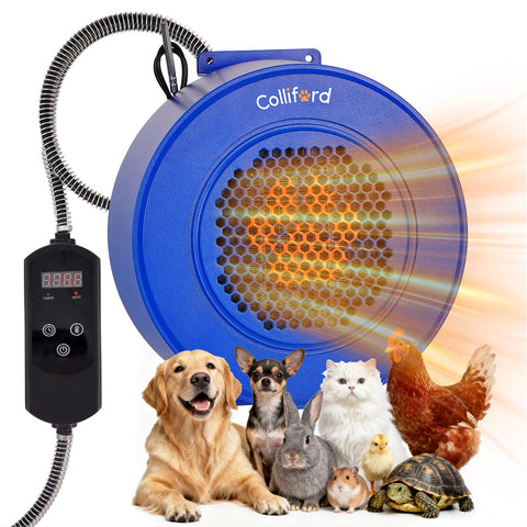 Colliford 500W dog house heater with thermostat for precise warmth