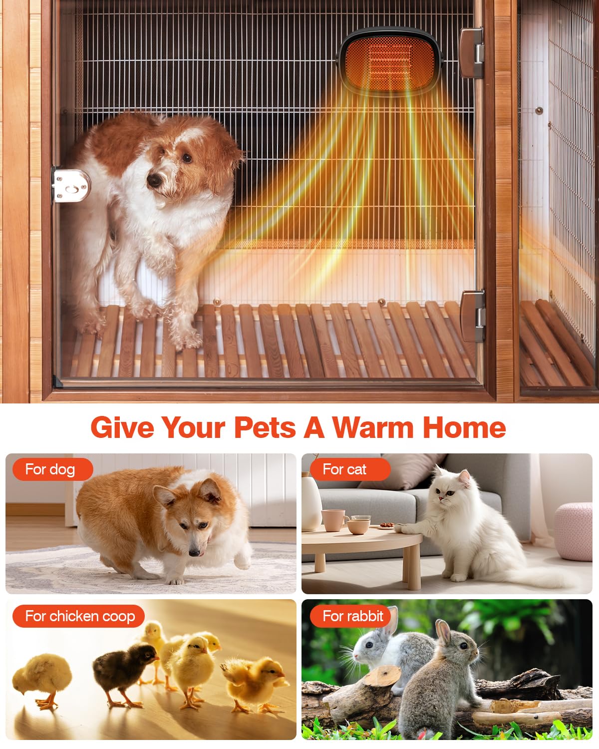 Colliford outdoor kennel warmth for cold seasons