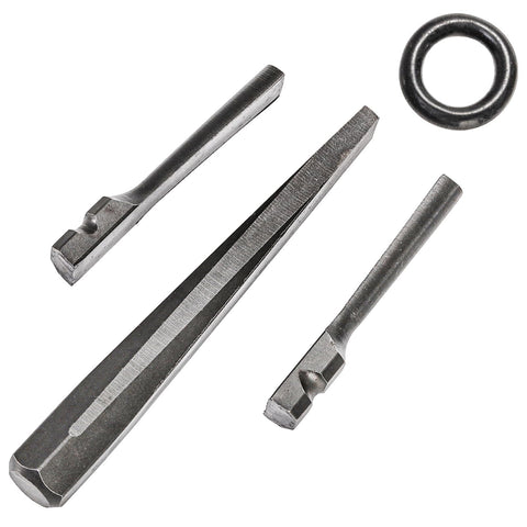 Coloch wedge fits into a 5/8-inch hole, showing compatibility.
