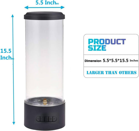 ColorLife bubble tube lamp with color-changing lights enhances mood and focus
