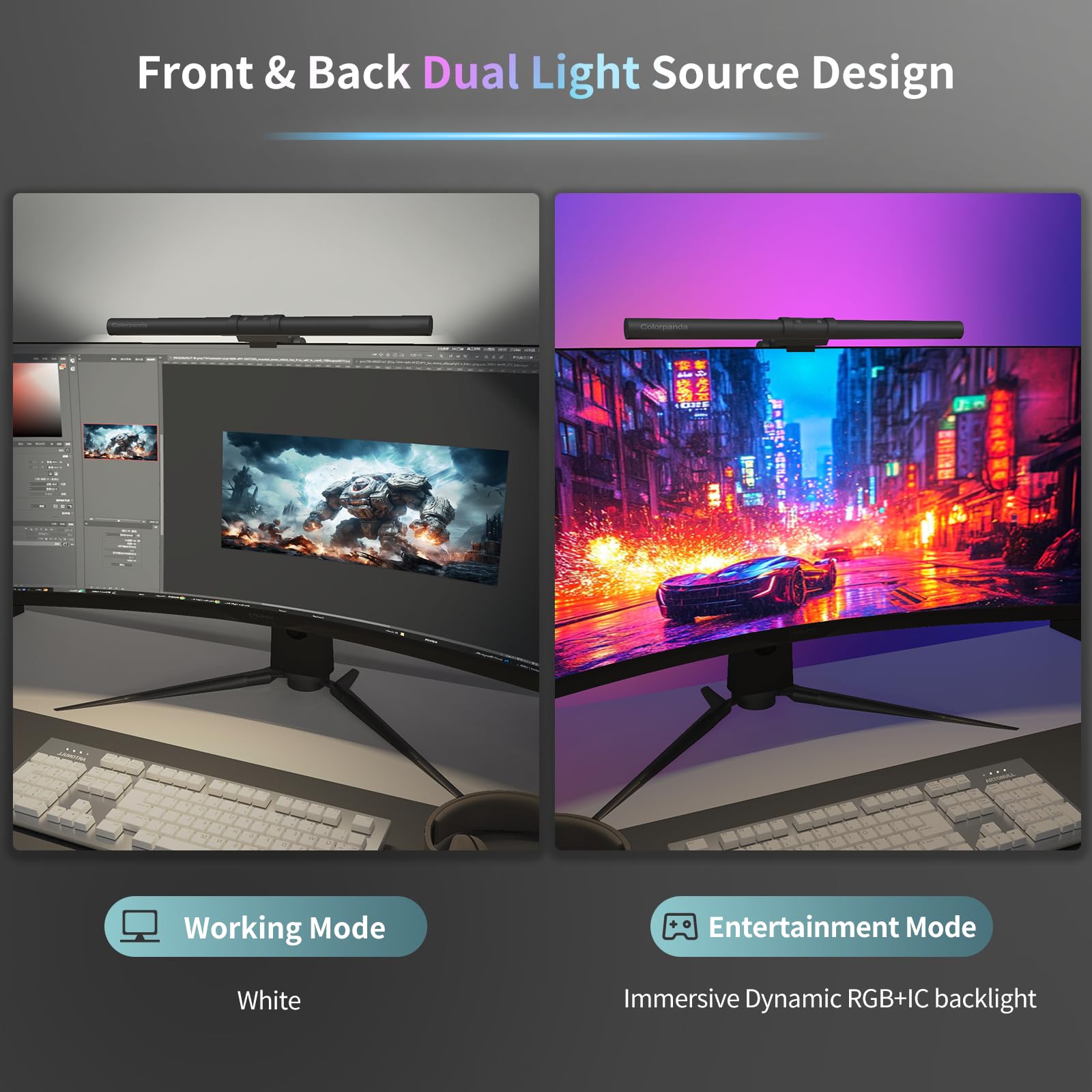 Colorpanda anti-glare design reducing reflections for comfortable daytime use.