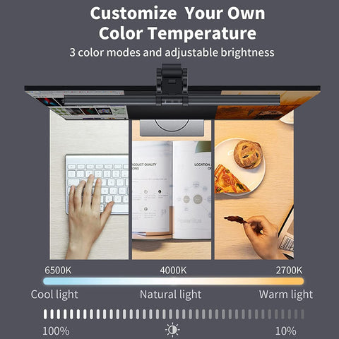Colorpanda monitor light bar clip-on installation for quick setup