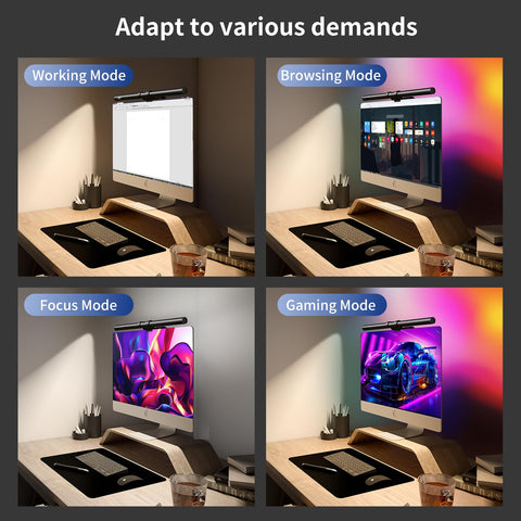 Colorpanda RGB backlight with 16 million colors for personalized scenes.