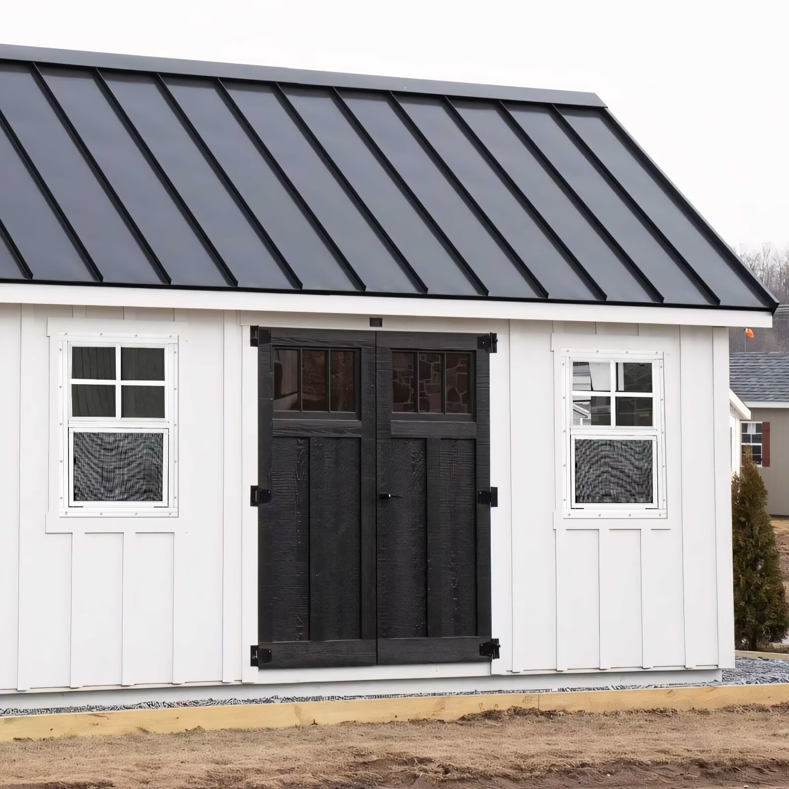 COLORPAPA vented shed window enables natural light and fresh air flow