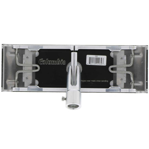 Columbia Pole Sander Head features quick release clips for fast paper changes