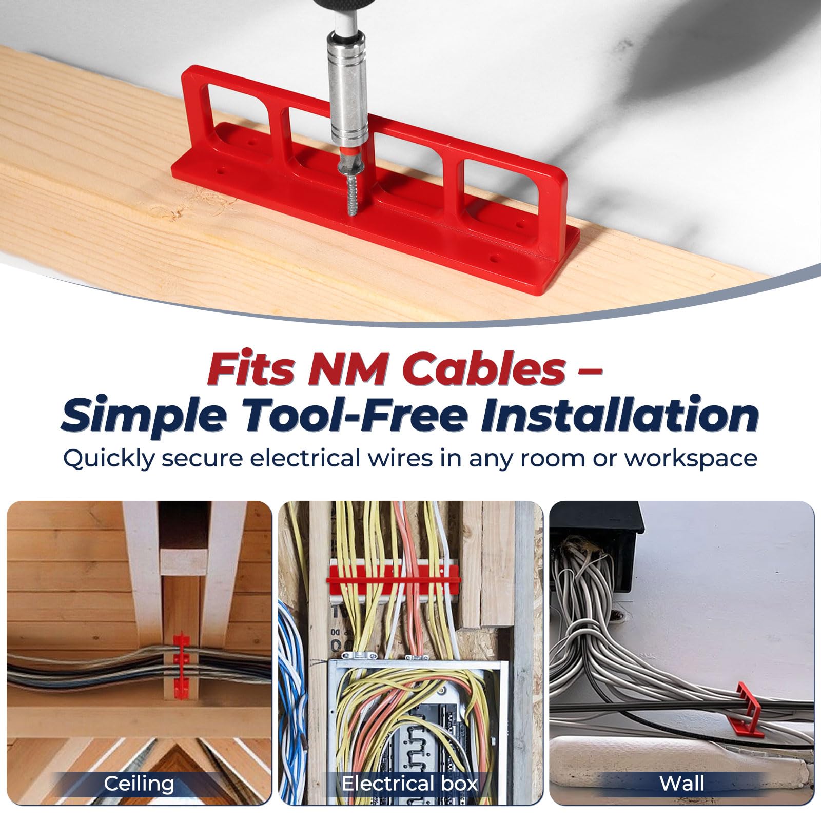 ColumPRO 20-pack wire brackets enabling full room coverage