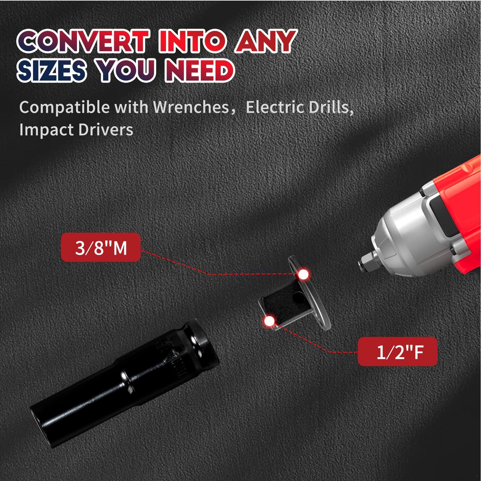 ColumPRO adapters in tight space usage for easier reach.