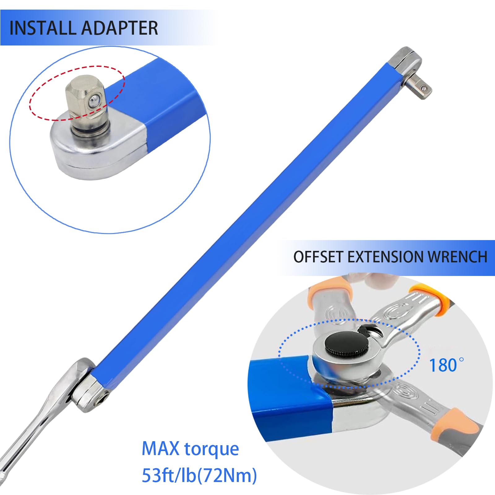 COMATIP adapters 3/8 to 1/4, 3/8 to 3/8, 3/8 to 1/2 simplify socket swaps