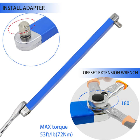COMATIP adapters 3/8 to 1/4, 3/8 to 3/8, 3/8 to 1/2 simplify socket swaps