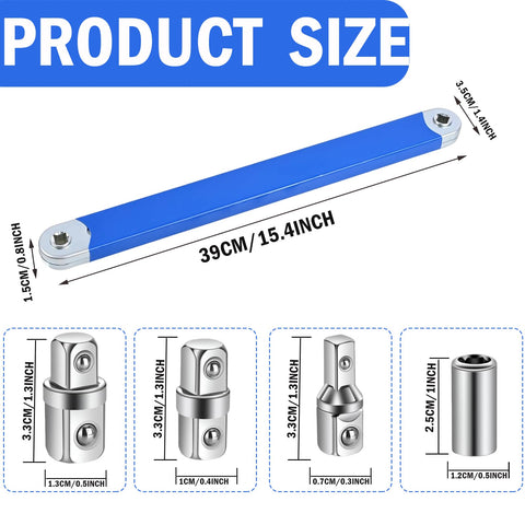 COMATIP offset wrench with low-profile drive reaches hidden fasteners