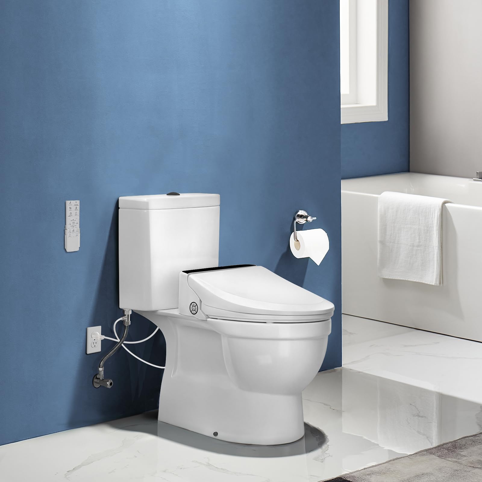 Combier bidet seat easy install enables quick, plumber-free setup