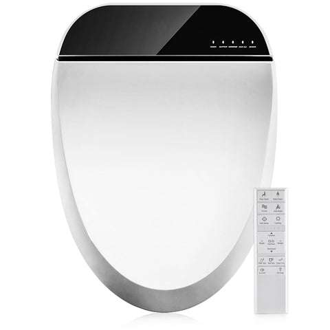 Combier bidet seat soft-close lid provides gentle closing and elevated bathroom comfort
