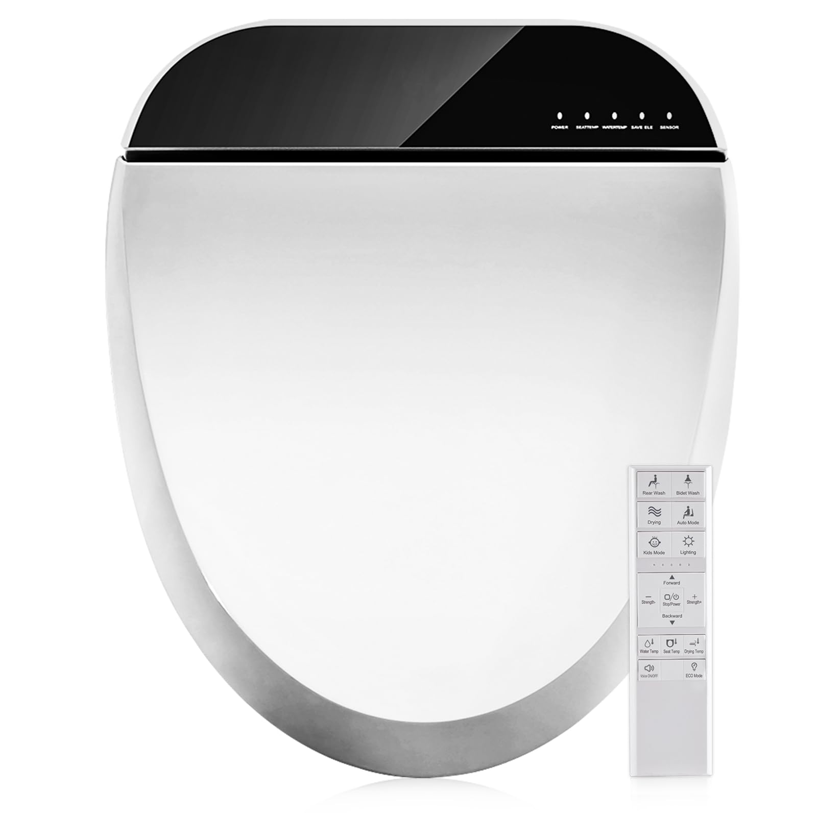 Combier round bidet seat with warm-water feature for added comfort